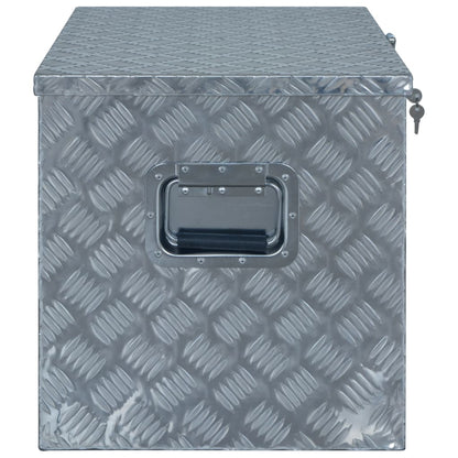 Aluminiumskasse 610 x 430 x 455 mm Sølv