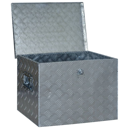 Aluminiumskasse 610 x 430 x 455 mm Sølv