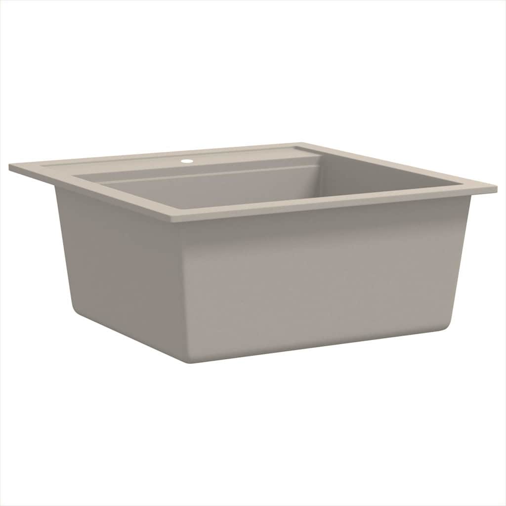 Granitspüle Einzelbecken Beige