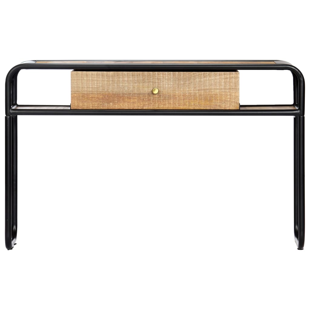Konsolbord 118 x 30 x 75 cm massivt mangotræ