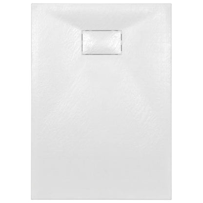 Duschwanne SMC Weiß 100×70 cm