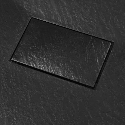 Duschwanne SMC Schwarz 90×70 cm