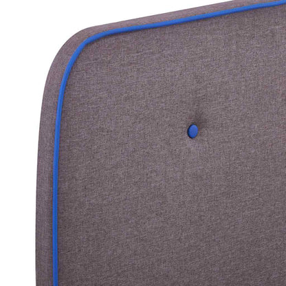 Bettgestell ohne Matratze Taupe Stoff 120x190 cm