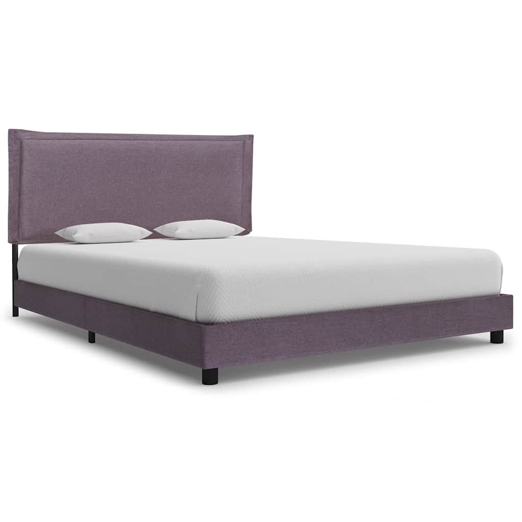 Bettgestell ohne Matratze Taupe Stoff 90x200 cm