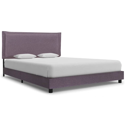 Bettgestell ohne Matratze Taupe Stoff 90x200 cm