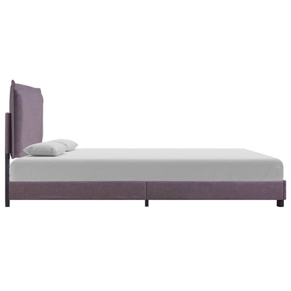 Bettgestell ohne Matratze Taupe Stoff 90x200 cm
