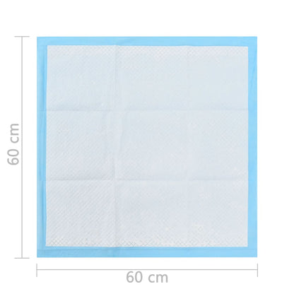 Hunde-Toilettenmatten 200 Stk. 60×60 cm Vliesstoff