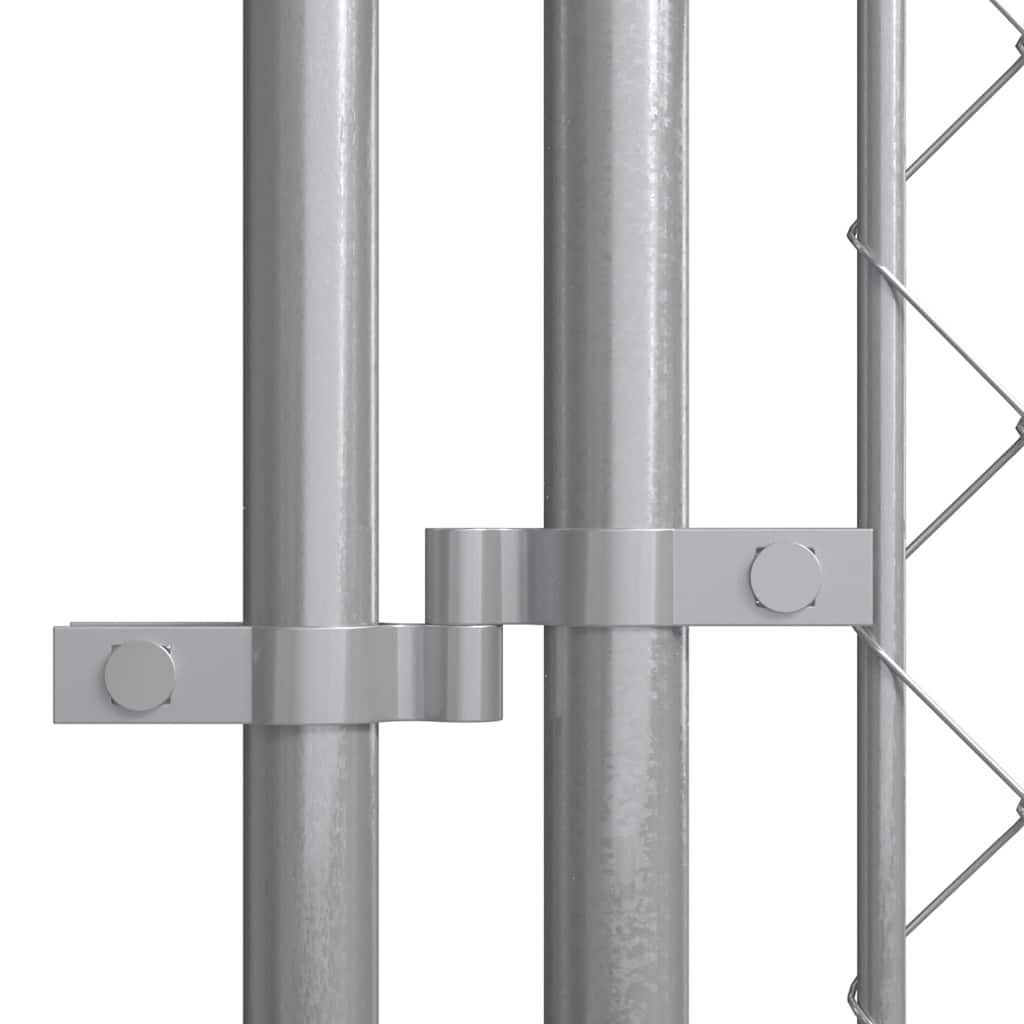 Outdoor-Hundezwinger mit Überdachung 7,6x3,8x2,3 m