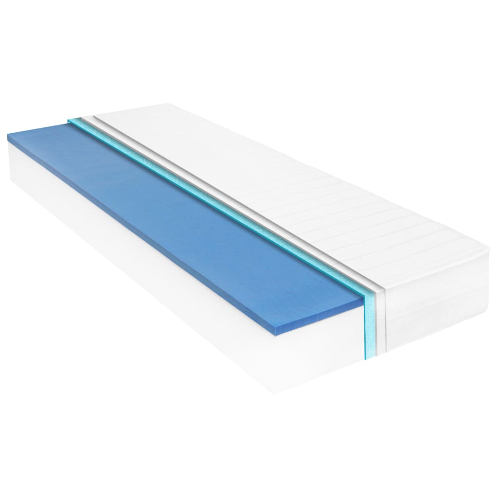 Matratze 80 x 200 cm Viskoelastischer Memory-Schaum 18 cm H2