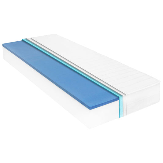 Matratze 80 x 200 cm Viskoelastischer Memory-Schaum 18 cm H2