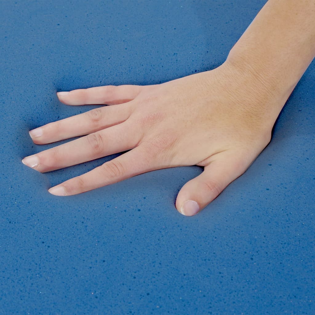 Matratze 100 x 200 cm Viskoelastischer Memory-Schaum 18 cm H2