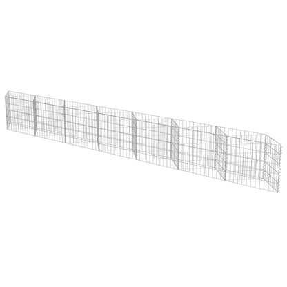 Gabionenwand Verzinkter Stahl 450×30×50 cm
