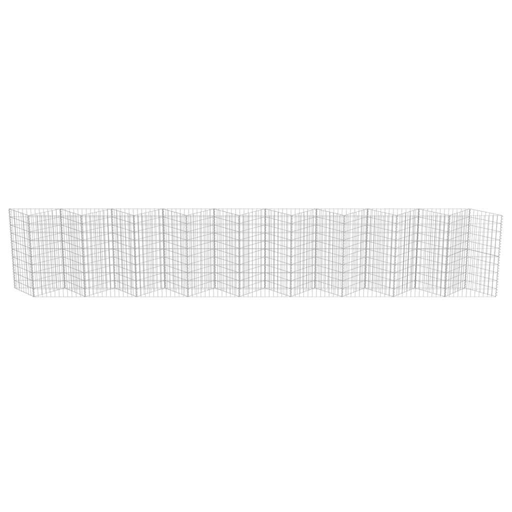Gabionenwand Verzinkter Stahl 630×30×100 cm