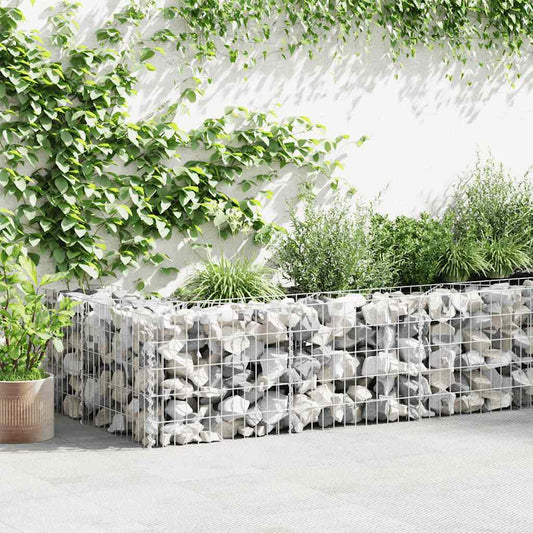 Gabionenwand Verzinkter Stahl 630×30×50 cm
