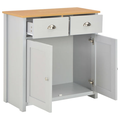 Sideboard Grau vidaXL Sideboard Grau 79 x 35 x 81 cm