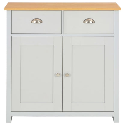 Sideboard Grau vidaXL Sideboard Grau 79 x 35 x 81 cm