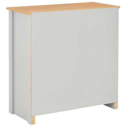Sideboard Grau vidaXL Sideboard Grau 79 x 35 x 81 cm