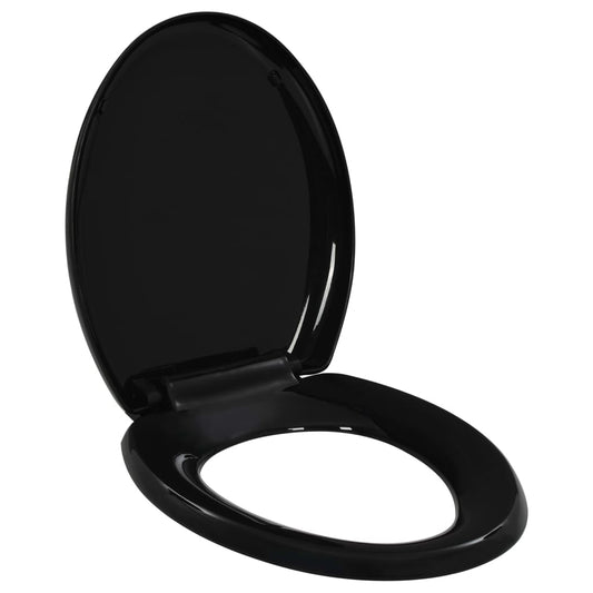 Toiletsæde med automatisk sænkning og quick release sort