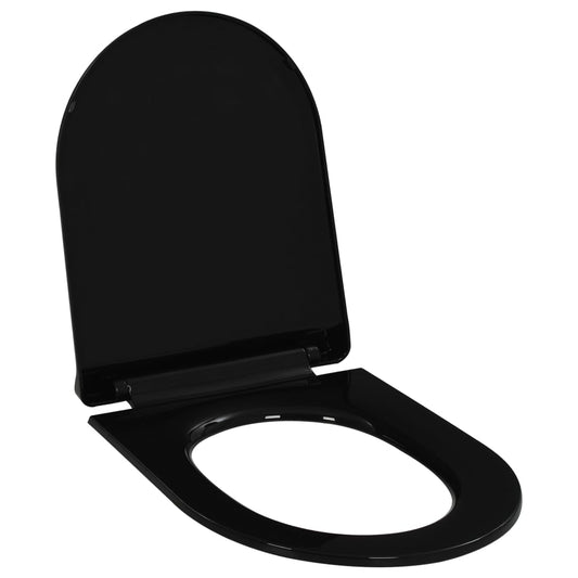 Toiletsæde med automatisk sænkning og quick release sort