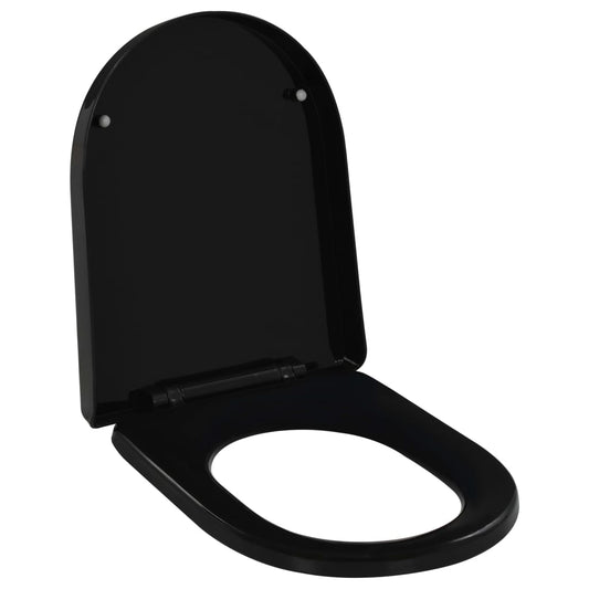 Toiletsæde med automatisk sænkning og quick release sort