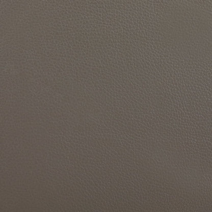 Bettgestell Grau und Weiß Kunstleder 180 x 200 cm