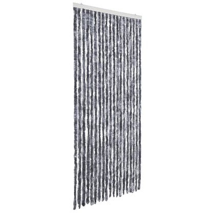 Insektenschutz-Vorhang Silbern 56x185 cm Chenille