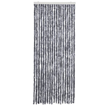 Insektenschutz-Vorhang Silbern 56x185 cm Chenille