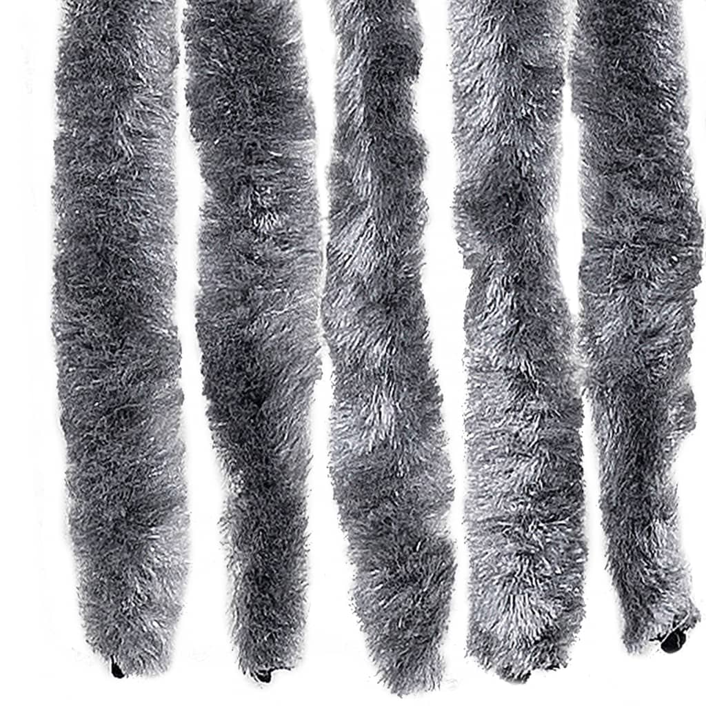 Insektenschutz-Vorhang Silbern 56x185 cm Chenille