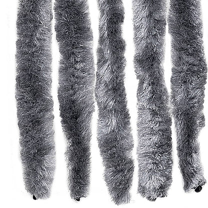 Insektenschutz-Vorhang Silbern 56x185 cm Chenille