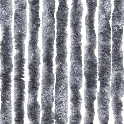Insektenschutz-Vorhang Silbern 56x185 cm Chenille