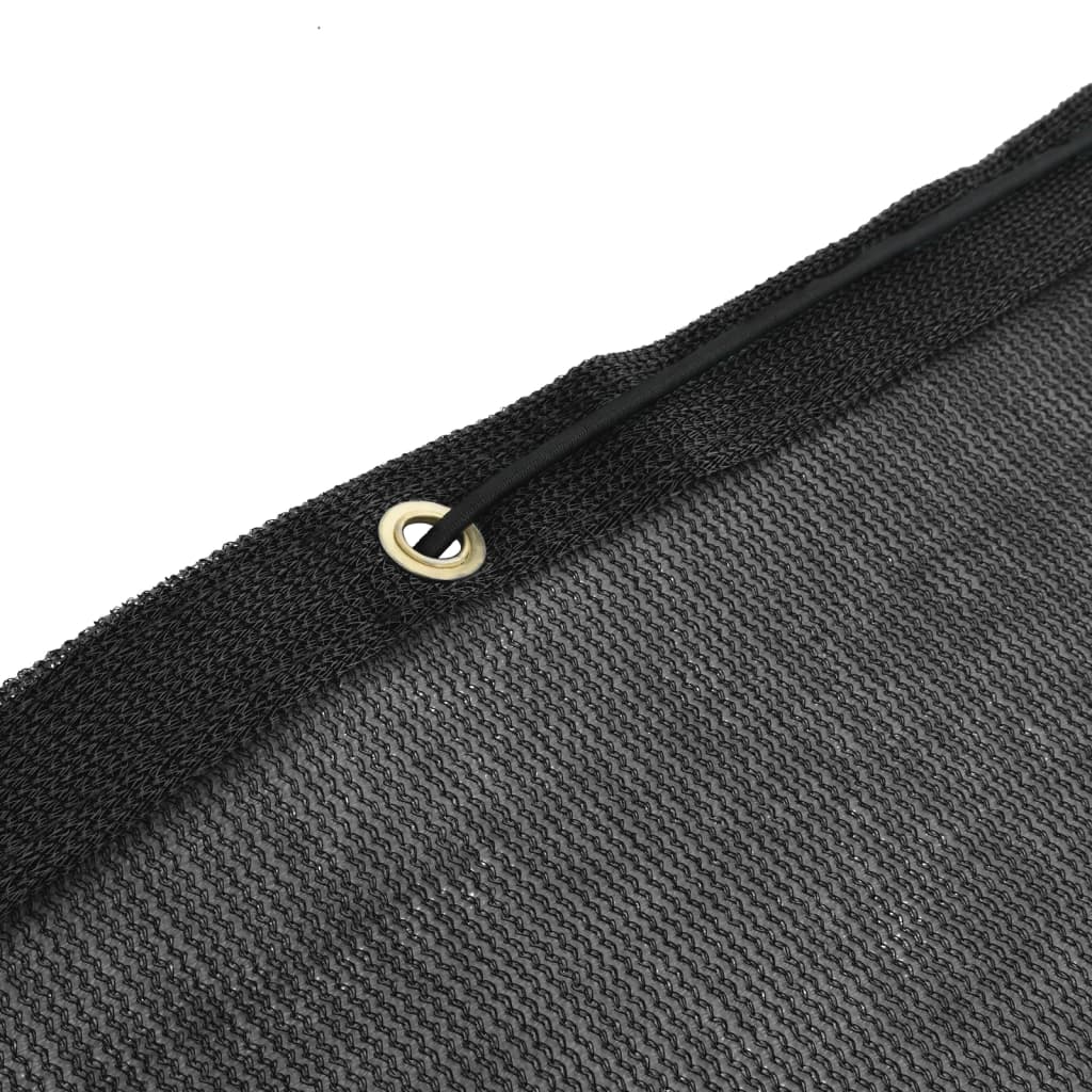 Anhängernetz HDPE 2x3 m Schwarz