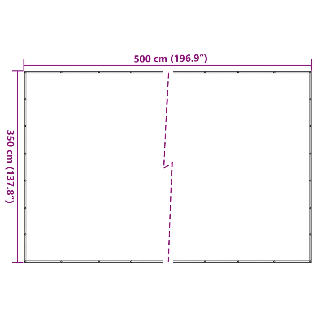 Containernetz HDPE 3,5 x 5 m Schwarz