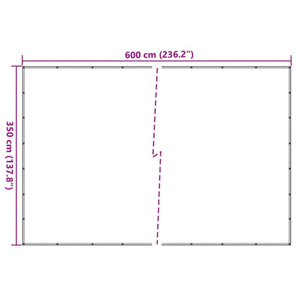 Containernetz HDPE 3,5 x 6 m Schwarz
