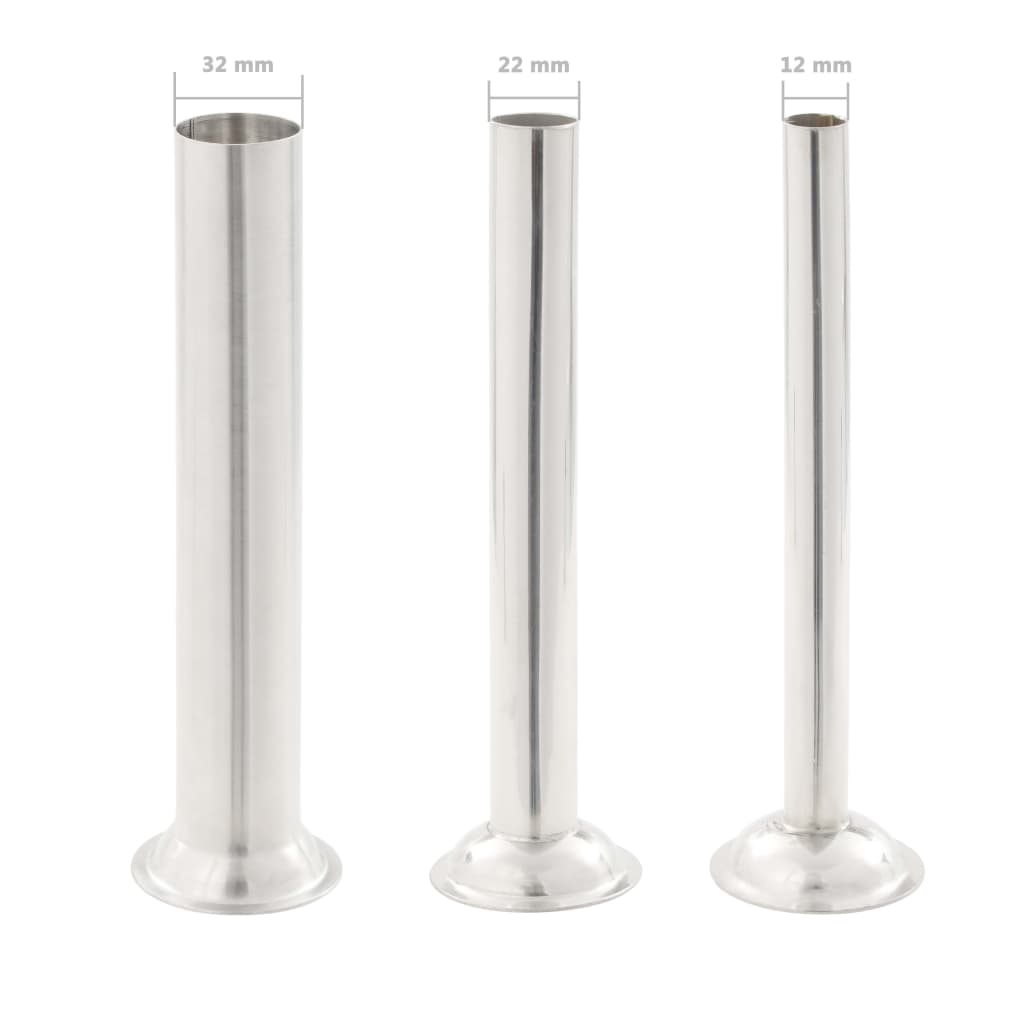 Manueller Wurstfüller Silbern 10 L Edelstahl