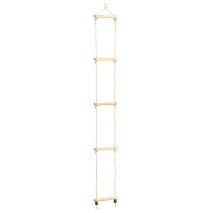Kinder-Strickleiter Massivholz und PE 30x168 cm
