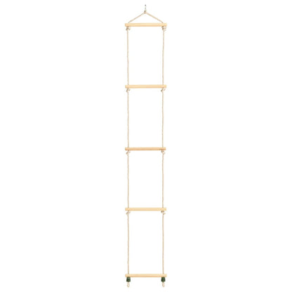 Kinder-Strickleiter Massivholz und PE 30x168 cm