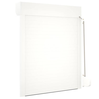 Rollladen Aluminium 80x100 cm Weiß