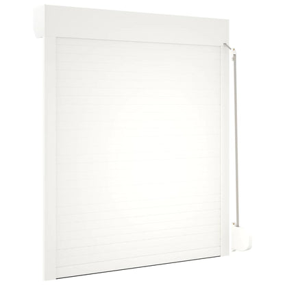 Rollladen Aluminium 100x130 cm Weiß