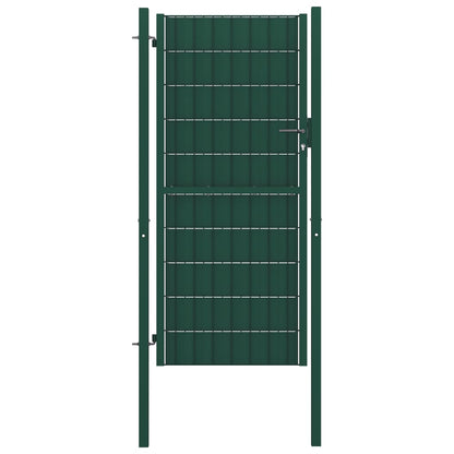 Hegnslåge PVC og Stål 100x124 cm Grøn