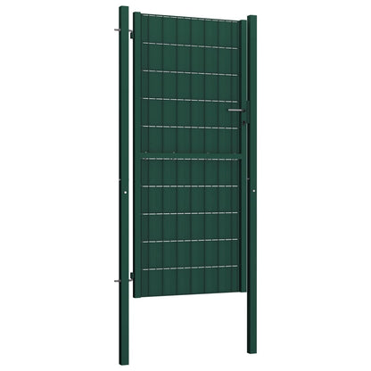 Hegnslåge PVC og Stål 100x124 cm Grøn