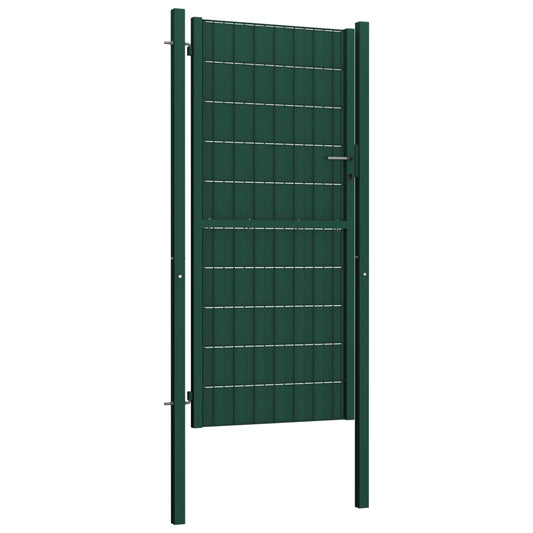 Hegnslåge PVC og Stål 100x124 cm Grøn