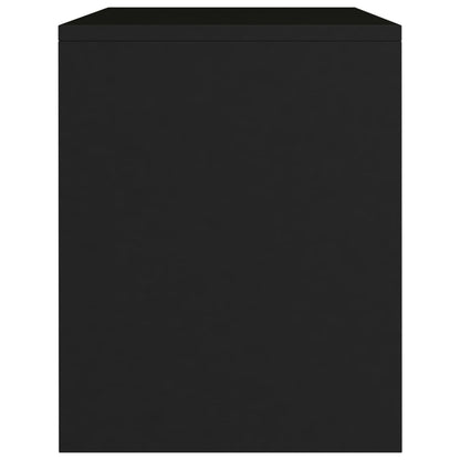 Nachttische 2 Stk. Schwarz 40x30x40 cm Holzwerkstoff