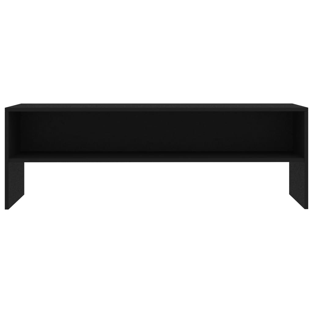 TV-skab Sort 120x40x40 cm Træ Materiale
