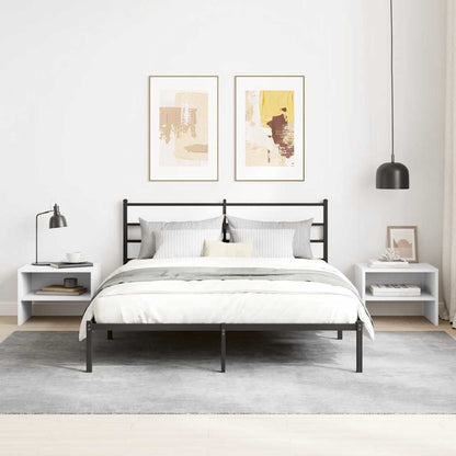 Nachttisch Weiß 40x30x30 cm Holzwerkstoff