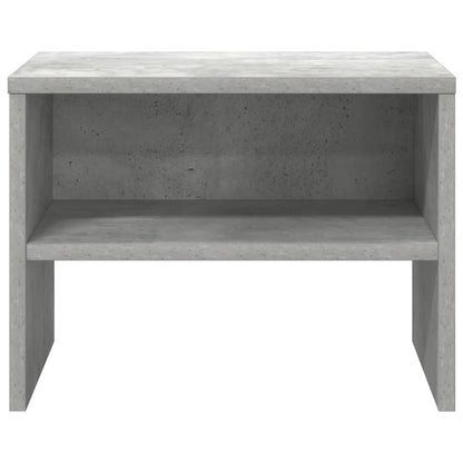 Nachttisch Betongrau 40x30x30 cm Holzwerkstoff