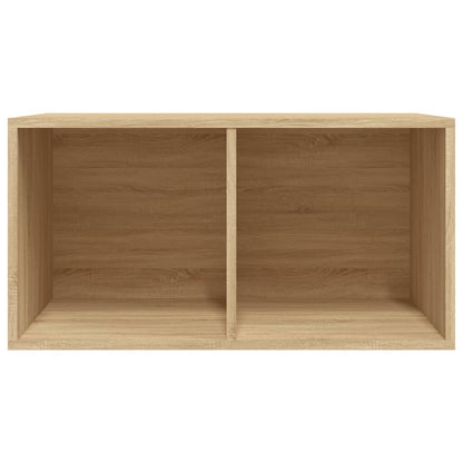 Schallplatten-Aufbewahrungsbox Sonoma Eiche 71x34x36 cm