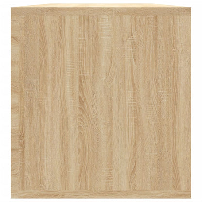 Schallplatten-Aufbewahrungsbox Sonoma Eiche 71x34x36 cm