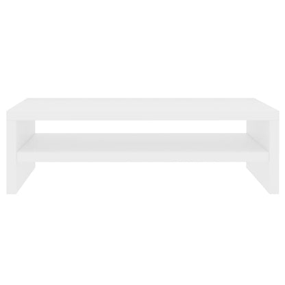 Monitorständer Weiß 42x24x13 cm Holzwerkstoff