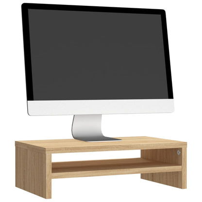 Monitorständer Sonoma-Eiche 42x24x13 cm Holzwerkstoff