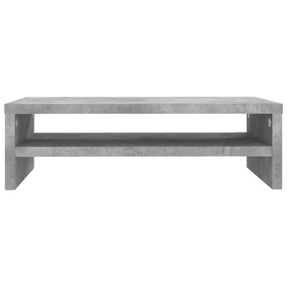 Monitorständer Betongrau 42x24x13 cm Holzwerkstoff